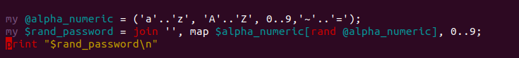 code password