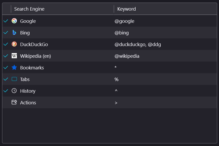 Search engine shortcut